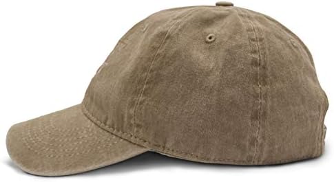 DıYYOUPIN Unisex Saf Pamuk Yumuşak Üst Ayarlanabilir Beyzbol Şapkası Klasik Yıkanmış Ben Uymaz Koyu Mavi güneş şapkası