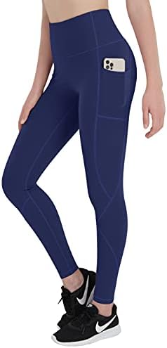Kadınlar için HIFI Yüksek Belli Yoga Pantolonu, 4 Yönlü Streç egzersiz Pantolonu, Cepli Karın Kontrol Yoga Tozlukları