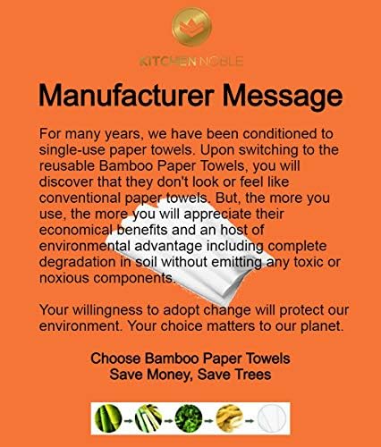Süper Bambu Kağıt Havlular (2 Rulo Paket) - Yeniden Kullanılabilir ve Yıkanabilir Bambu Mutfak Havluları-Doğal Kokuya Dayanıklı,