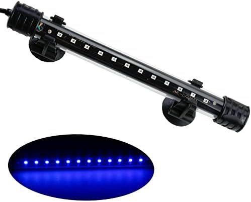 AQUANEAT akvaryum LED dalgıç ışık 7.5 inç sualtı çubuk şerit Bar lambası balık tankı (mavi)