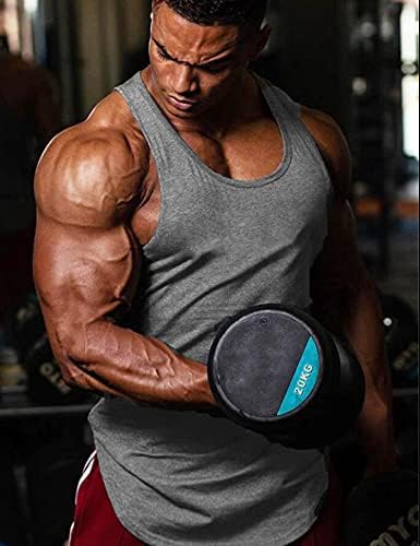 Babioboa erkek 3 Paket Spor Egzersiz Tankı Üstleri Y-Geri Kas Tee Stringer Vücut Geliştirme kolsuz T-Shirt