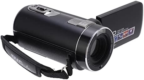 Vbestlıfe El Video Kamera, Full HD 1080 P 24MP, 270° Rotasyon 2.7 İnç LCD Ekran, Anti Shake 18X Zoom Dijital Kaydedici Kameralar