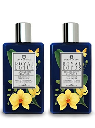 Üzüm Çekirdeği Yağı ve Tutku Meyvesi Özlü DONNA CHANG Royal Lotus Duş Jeli-250 ml x 2.
