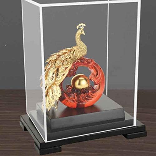 UXZDX CUJUX Altın Phoenix Süs Tavuskuşu Heykeli Altın Folyo Dekorasyon Minyatür Figürler Masaüstü El Sanatları Ev Dekorasyonu