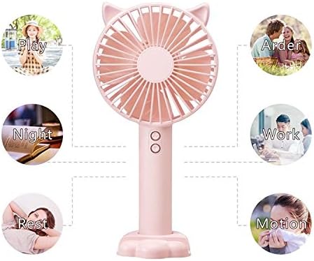 Youanshanghang Cep Soğutma Fanı N10 Çok Fonksiyonlu El Masaüstü Tutucu Elektrikli Fan, 3 Hız Kontrolü ile, Basit ve Pratik