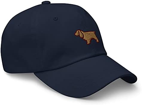 Cocker Spaniel köpek sevgilisi sahibi işlemeli baba şapka kap giyim hediye