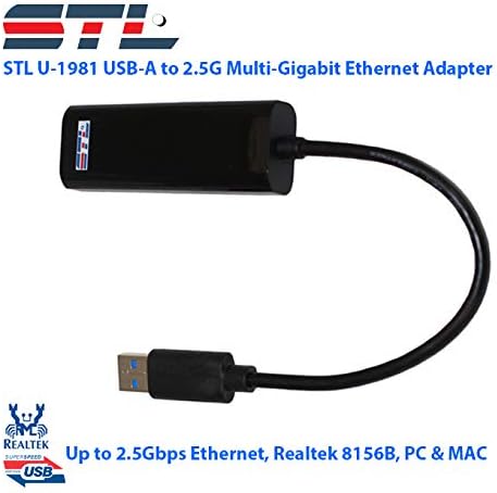 STL U-1981 USB-A'dan 2.5 G Çoklu Gigabit Ethernet Adaptörüne