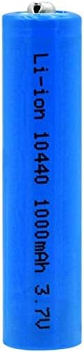 Lityum İyon şarj edilebilir pil Hücresi için 10440 3.7 V 1000 mAh Lityum BatteryUsed için El Feneri Fare Yedek Pil 2 Adet-1