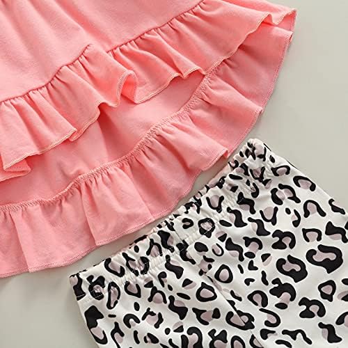 Toddler Bebek Kız Elbise Kıyafetler Fırfır Uzun Kollu Tops Flare Pantolon Çiçek Baskı Eşarp Toddlers Kız ıçin 3 adet Setleri