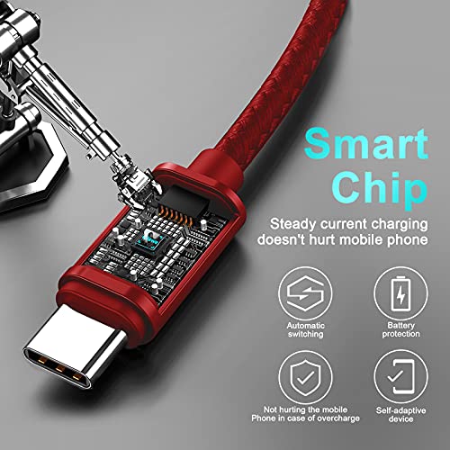 Çoklu Şarj Kablosu, USB-C, Mikro USB Bağlantı Noktası Konnektörleri, Cep Telefonları, Android Cihazlar ve Daha Fazlası için