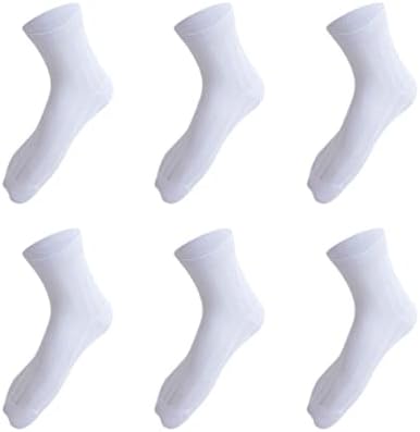BLFYQB Çorap Erkek Spand Yaz Saf Pamuk Deodorant Absorbe Ter Nefes Antibakteriyel Orta Tüp Ultra-İnce 6 Pairs Absorbe Ter /