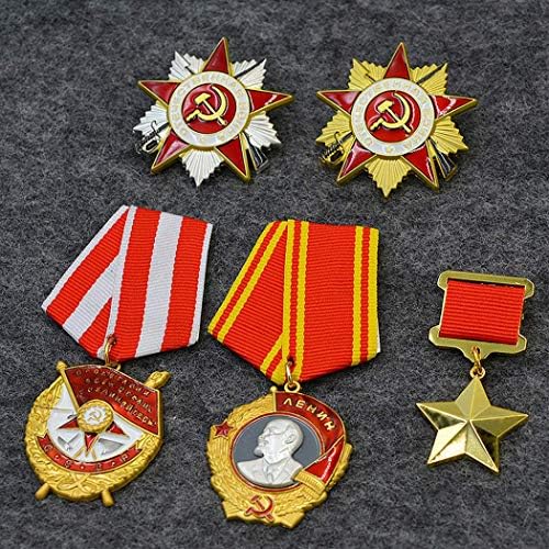 VanSP WW2 ABD SSCB Askeri Rozet Madalya Üreme Koleksiyonu Sipariş Vatanseverlik Savaşı Ödülü Sipariş Hatıra Yaka Iğneler Kopya