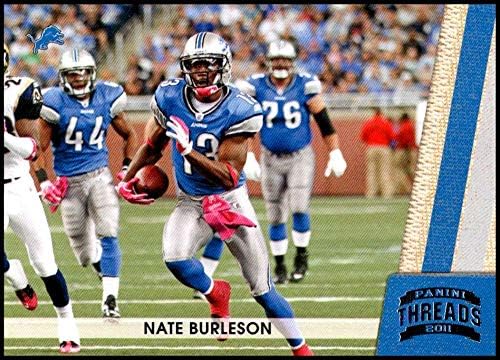 2011 Panini Konuları 52 Nate Burleson NM - MT Detroit Lions Resmi NFL Futbol Ticaret Kartı