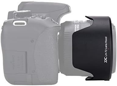JJC Geri Dönüşümlü Adanmış Lens Hood Gölge Koruyucu Canon EF 35mm f / 2 ıs USM Lens Değiştirin Canon EW-72 Lens Hood üzerinde