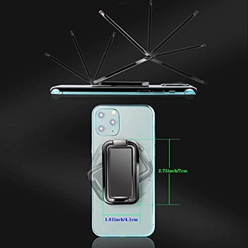 Telefon Halka Tutucu Standı Kavrama-360°Rotasyon Ultra, Katlanabilir hafif ve İnce Cep Telefonu Arka Kapak.Telefon altlığı