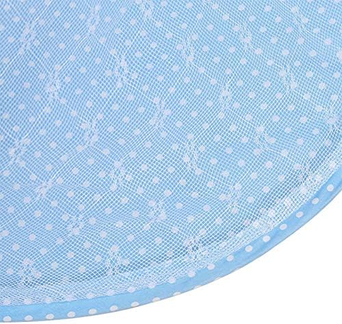 Beşik Çadır, Bebek Net Açık Hava Etkinlikleri için Rahat Görünür Mesh Bebek Yatağı Net (Mavi)
