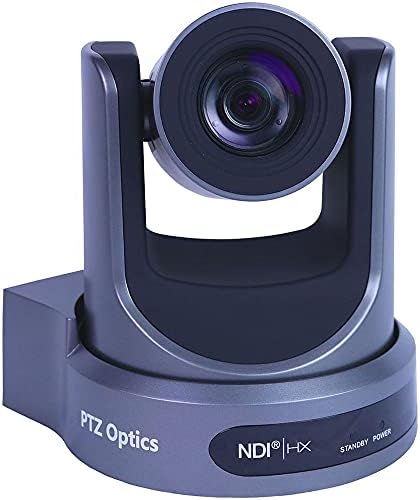 2 x PTZOptics 30X-NDI Yayın ve Konferans Kamerası (Gri) (PT30X-NDI-GY) + SuperJoy IP ve Seri Denetleyici + 2 x Evrensel Duvar