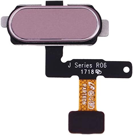 HONGYAN Flex Kablo Parmak İzi Sensörü Flex Kablo için Galaxy J7 (2017) SM-J730F / DS SM-J730 / DS (Siyah) Telefon Aksesuarları