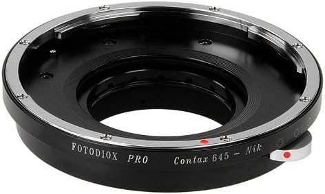 Fotodiox Pro IRİS Lens Montaj Adaptörü ile Uyumlu Contax 645 Lensler için Nikon F-Montaj Kameralar