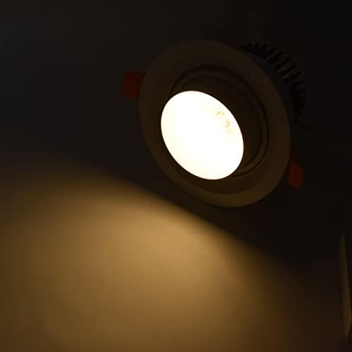 LED Can ışıkları Gömme Aydınlatma, Ayarlanabilir Gömülü Downlight, Oteller için Esnek Sıcak ışık Sıcaklığı Kurulum Işıkları