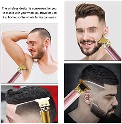 KUNKUN Qıankun Mağaza Profesyonel Düzeltici Erkekler için Saç Kesme Sakal Şarj Edilebilir elektrikli tıraş makinesi Tıraş Makinesi