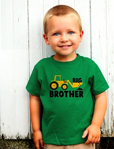 Yürümeye Başlayan Çocuklar için Büyük Kardeş Gömlek Traktör Büyük Kardeş Gömlek Büyük Kardeşe Terfi Etti