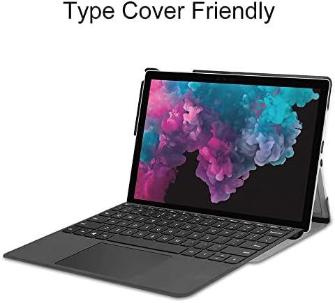 SanMuFly Folio Akıllı Standı Kayış Kılıf Microsoft Surface Pro 7 2019 / Yüzey Pro 6 2018 / Pro 5 2017 / Pro 4 / Pro LTE 12.3