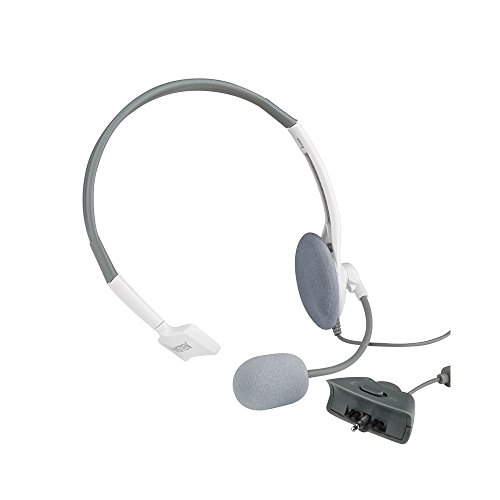 Simply Silver-Xbox 360 Live için Gürültü Önleyici Mikrofonlu Beyaz İnce Kulaklık Kulaklık hakkında ayrıntılar
