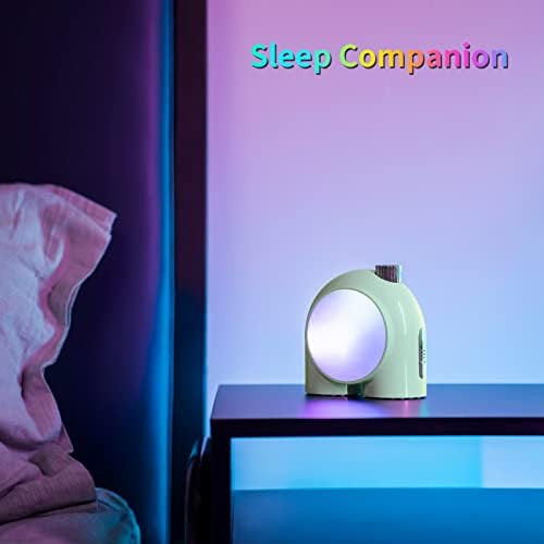 Divoom Planet - 9 Akıllı Mood Lambası, akülü Masa Lambası Programlanabilir RGB LED Yatak Odası Oyun Odası Ofis, Yeşil