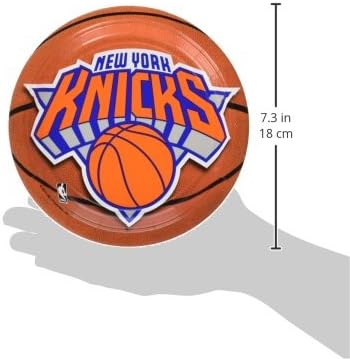 Amscan 543604 New York Knicks NBA Koleksiyonu 7 Tatlı Tabakları, 8 adet
